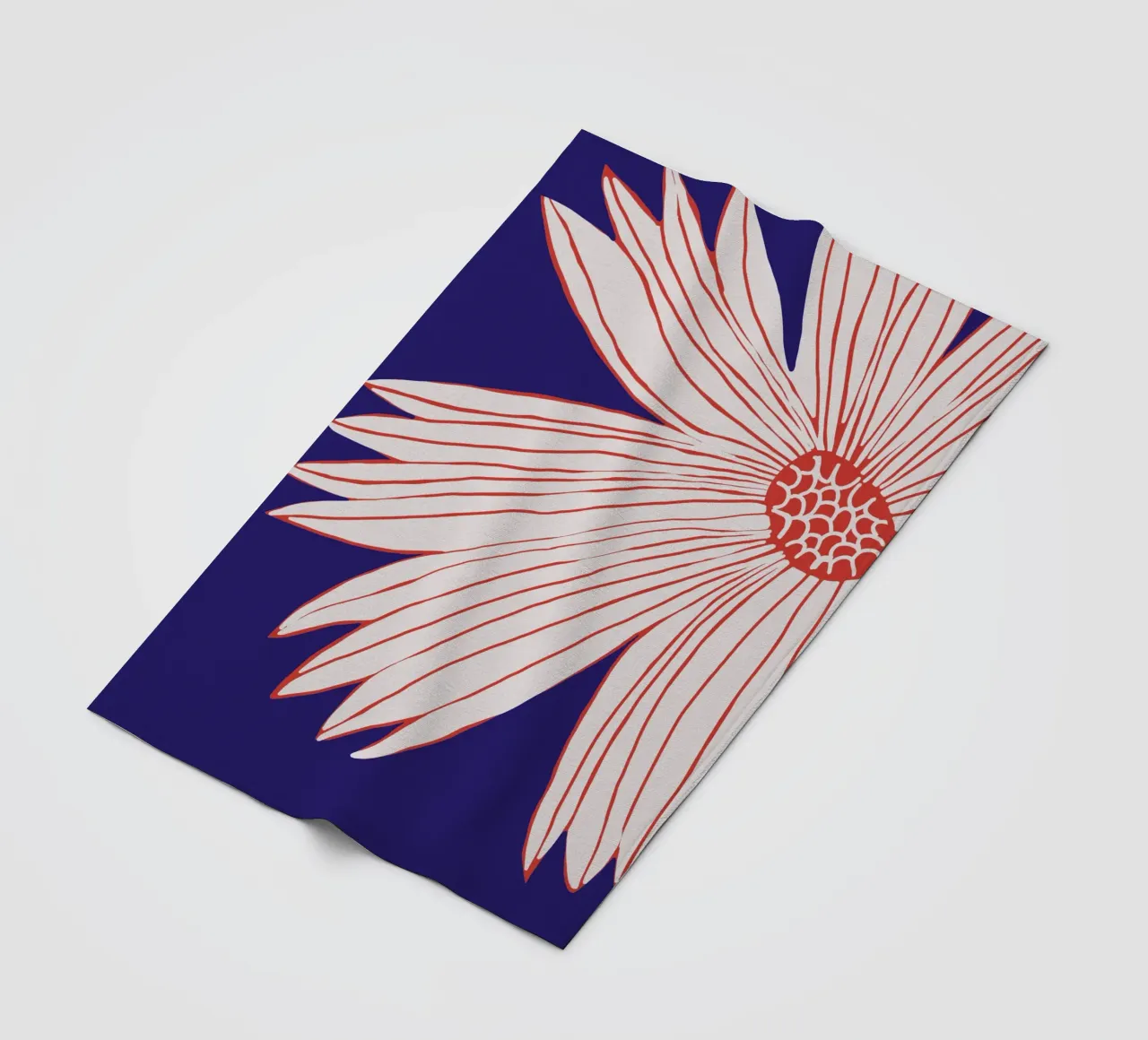 Makro-Blume Fleecedecke von Little Dean