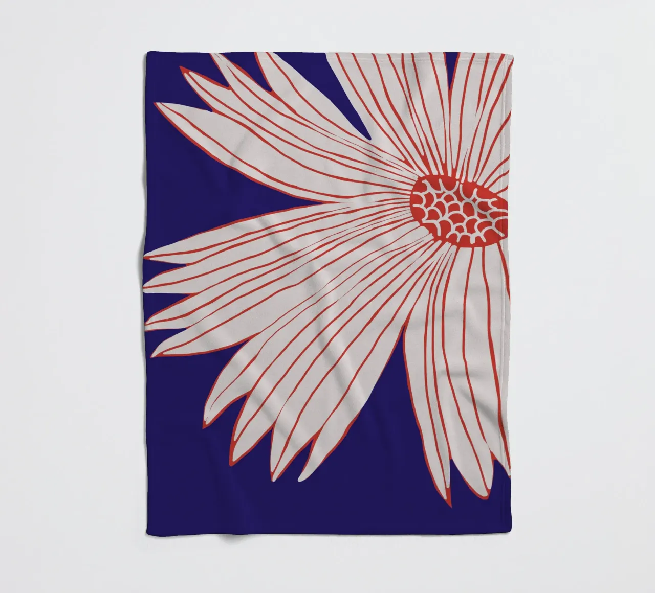 Makro-Blume Fleecedecke von Little Dean