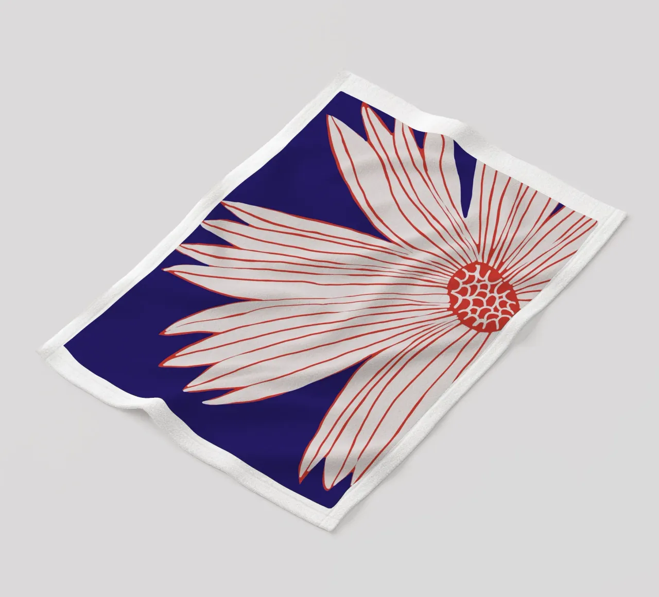 Makro-Blume Fleecedecke von Little Dean