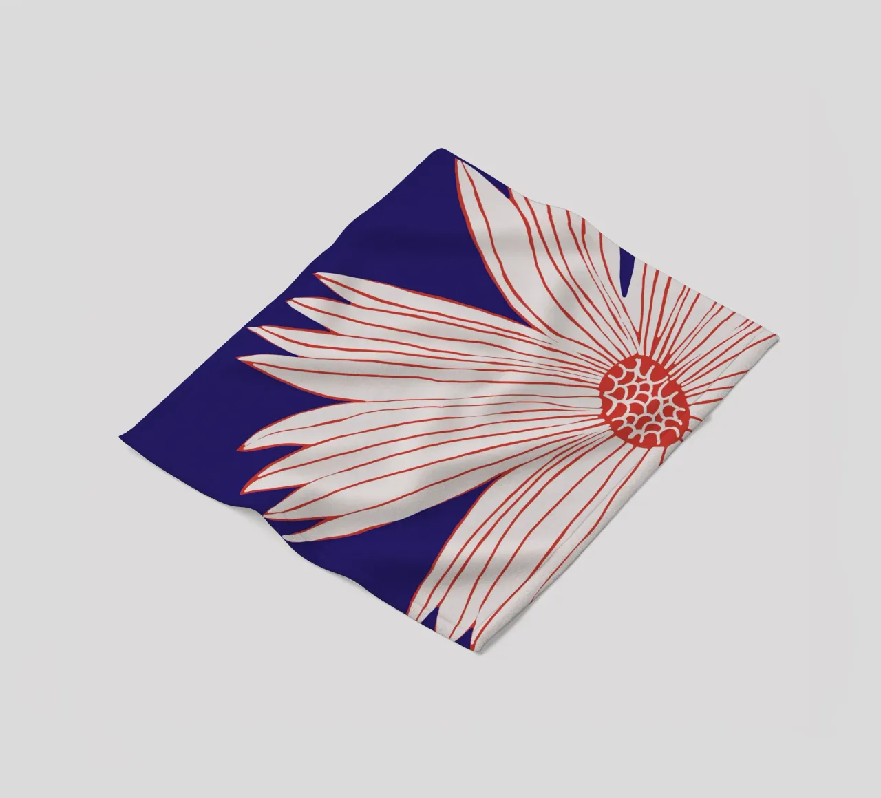 Makro-Blume Fleecedecke von Little Dean