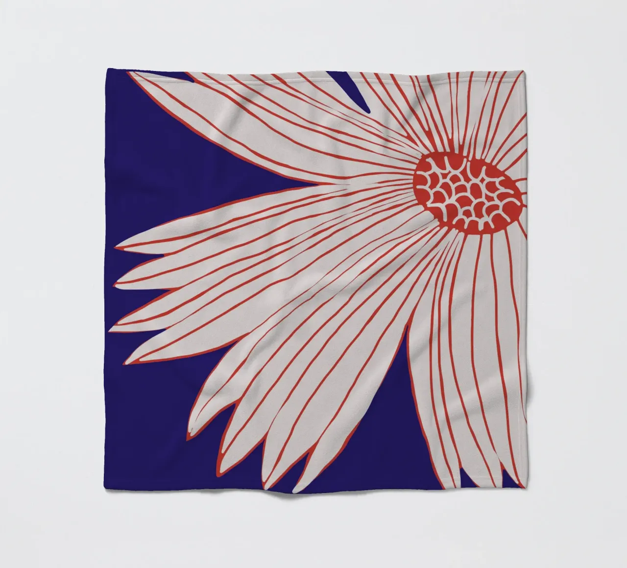 Makro-Blume Fleecedecke von Little Dean