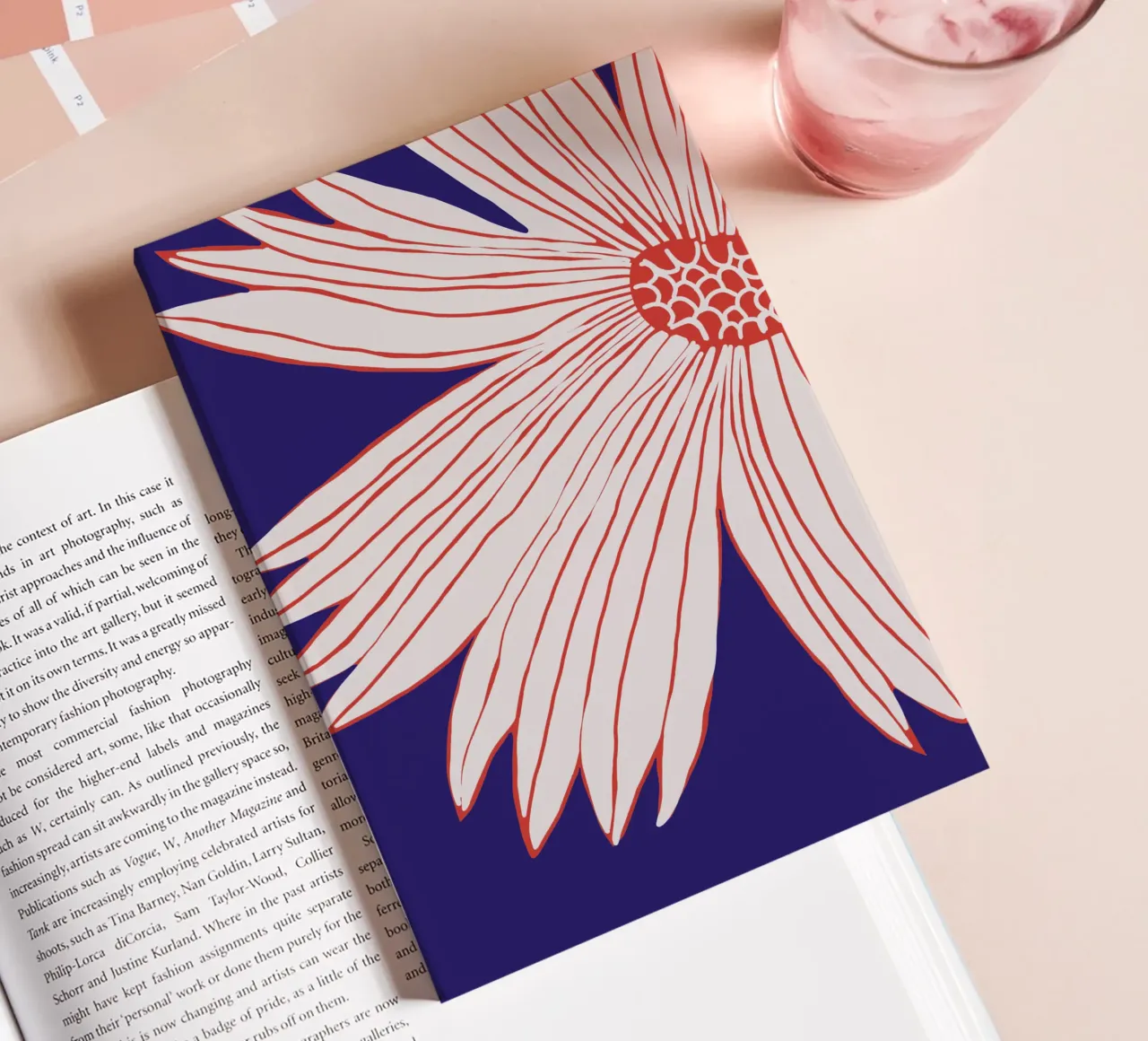 Macro flower notebook by Little Dean
