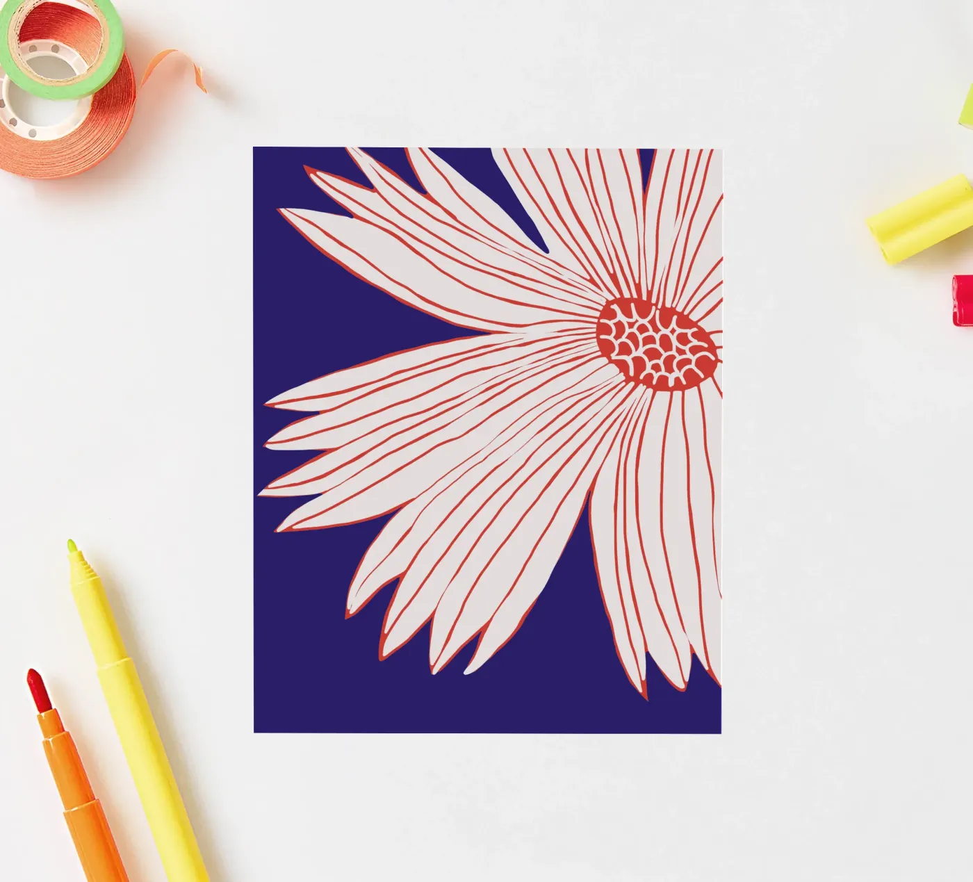 Macro flower sticker by Little Dean