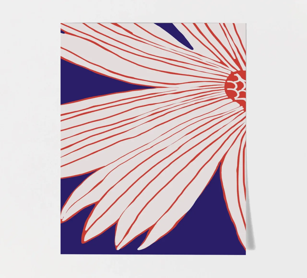 Macro flower sticker sheet by Little Dean