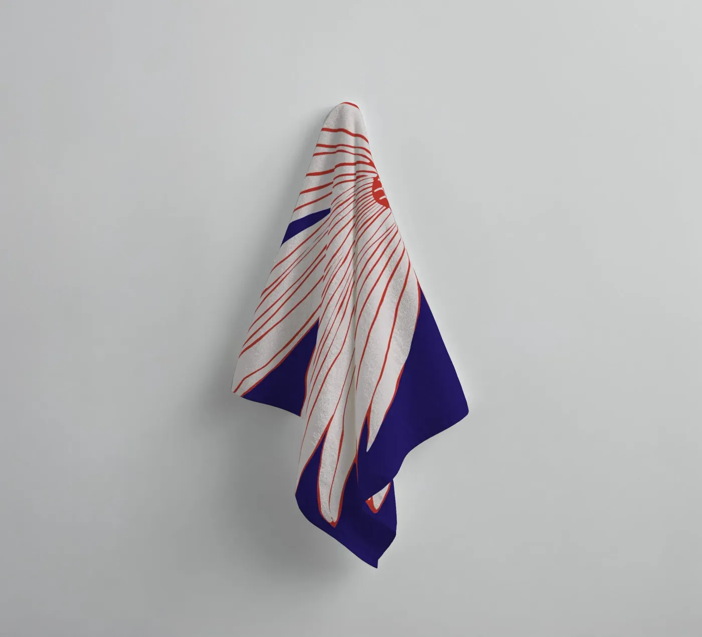 Macro flower towel by Little Dean