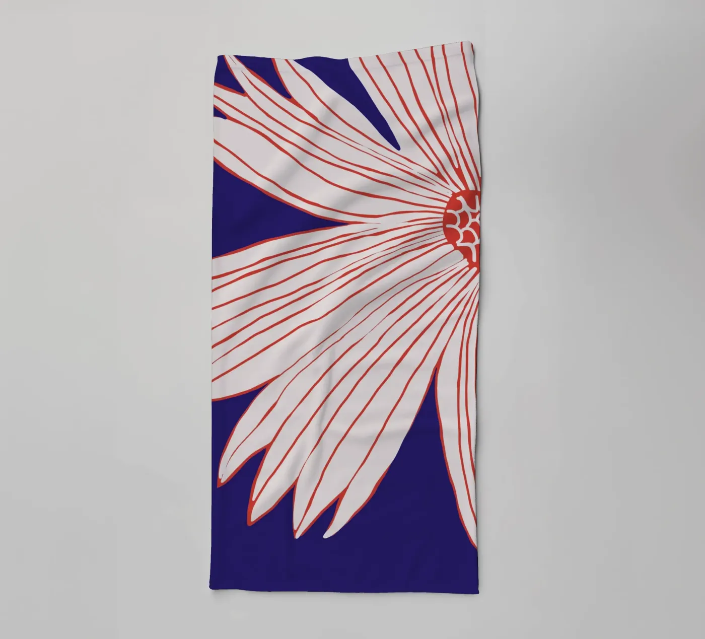 Macro flower towel by Little Dean