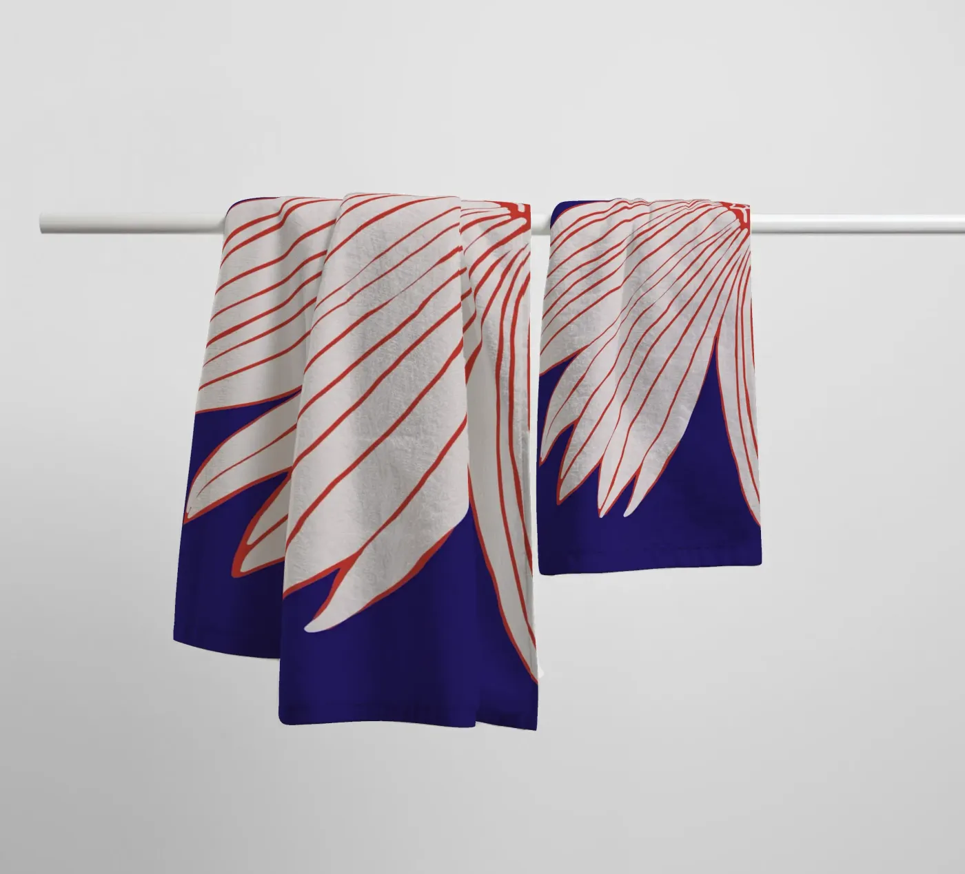 Macro flower towel by Little Dean