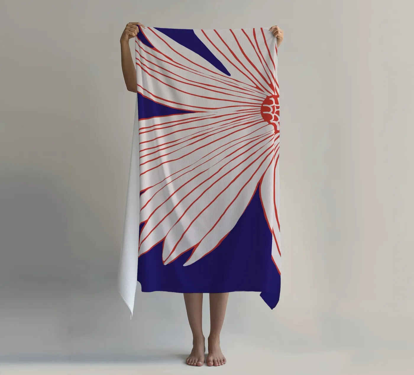 Fiore macro telo mare da Little Dean