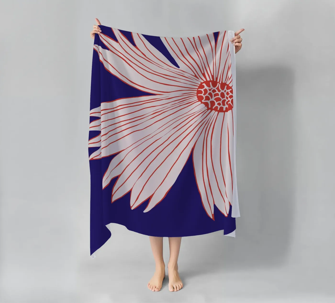 Fiore macro telo mare da Little Dean