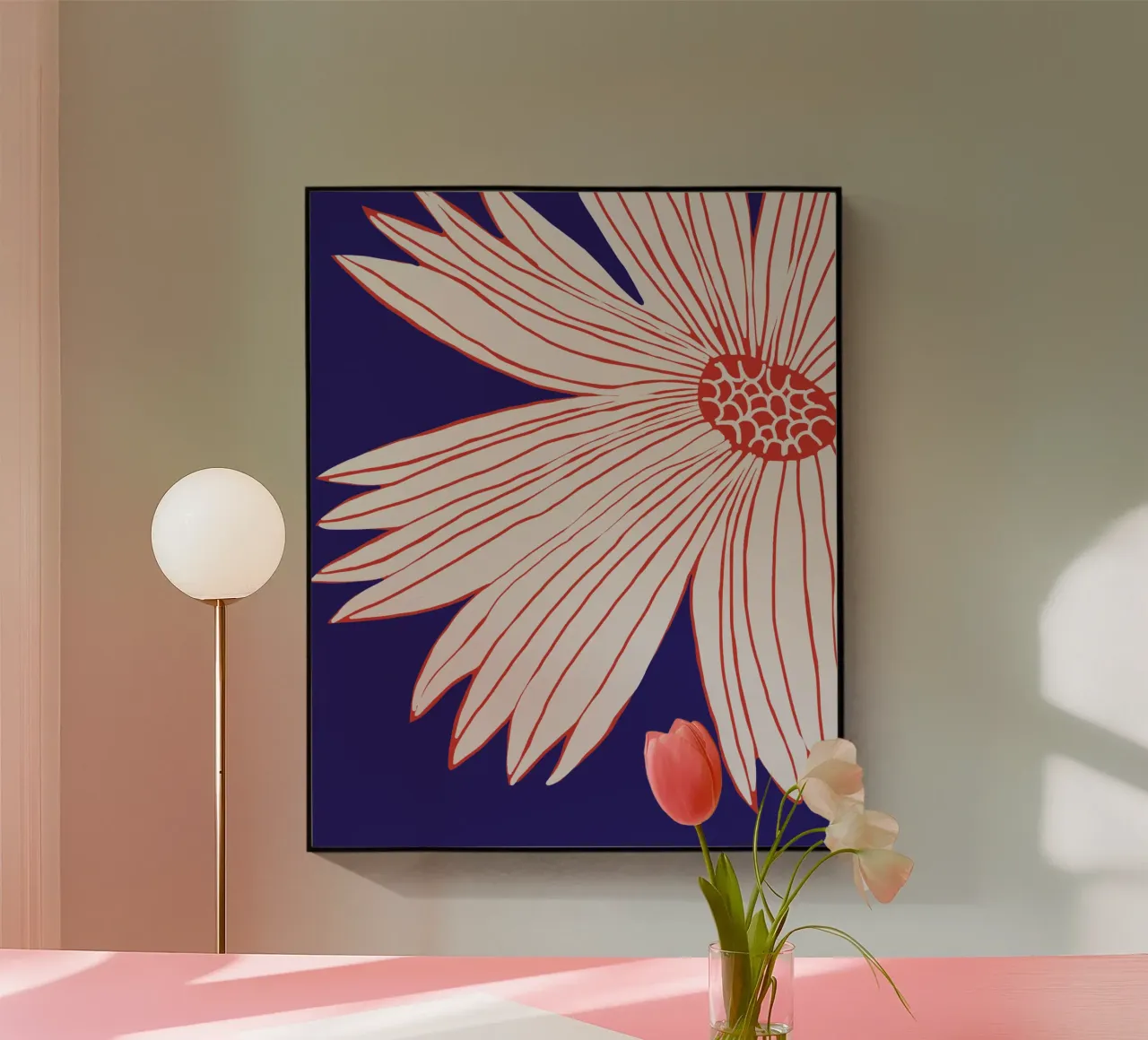 Fleur macro plexiglas de Little Dean