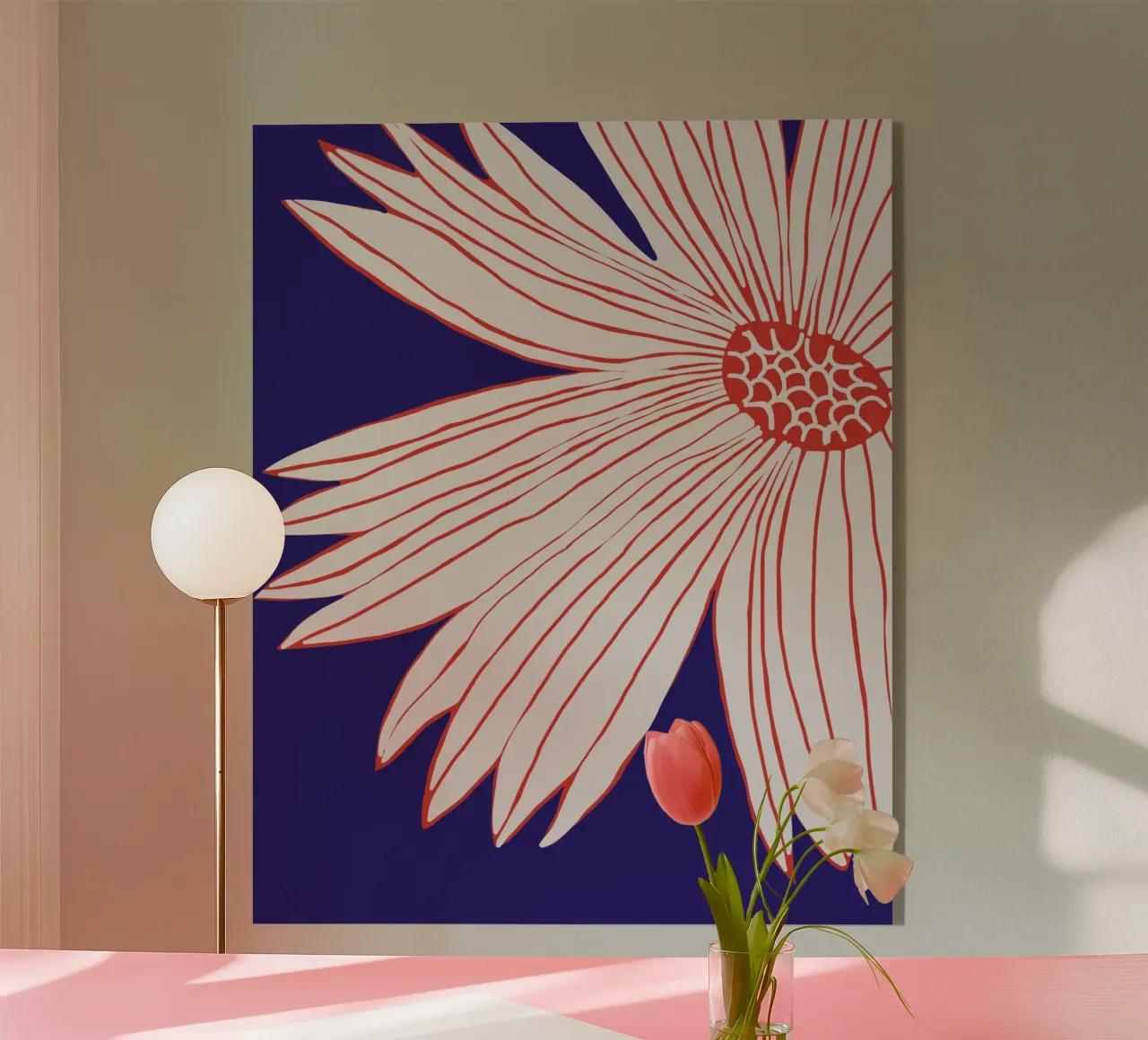 Fleur macro plexiglas de Little Dean