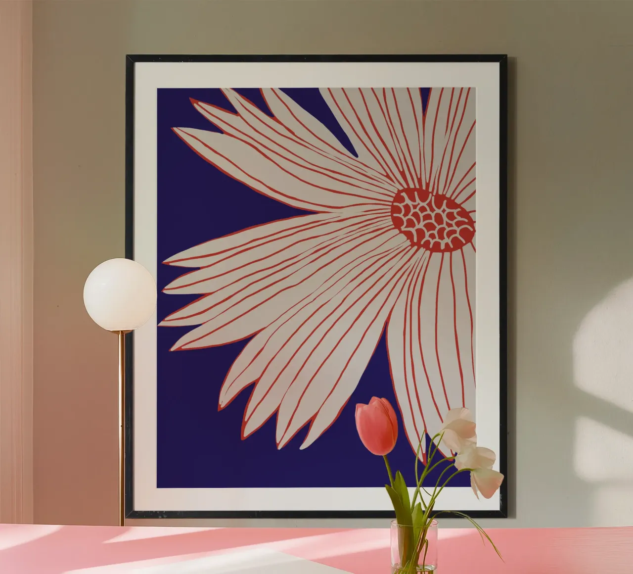 Macro flower poster by Little Dean