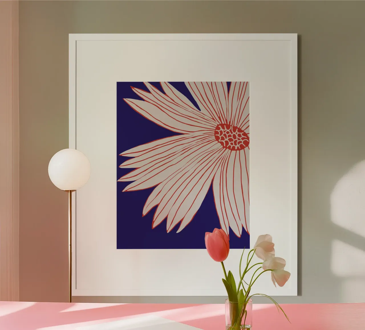 Macro flower poster by Little Dean
