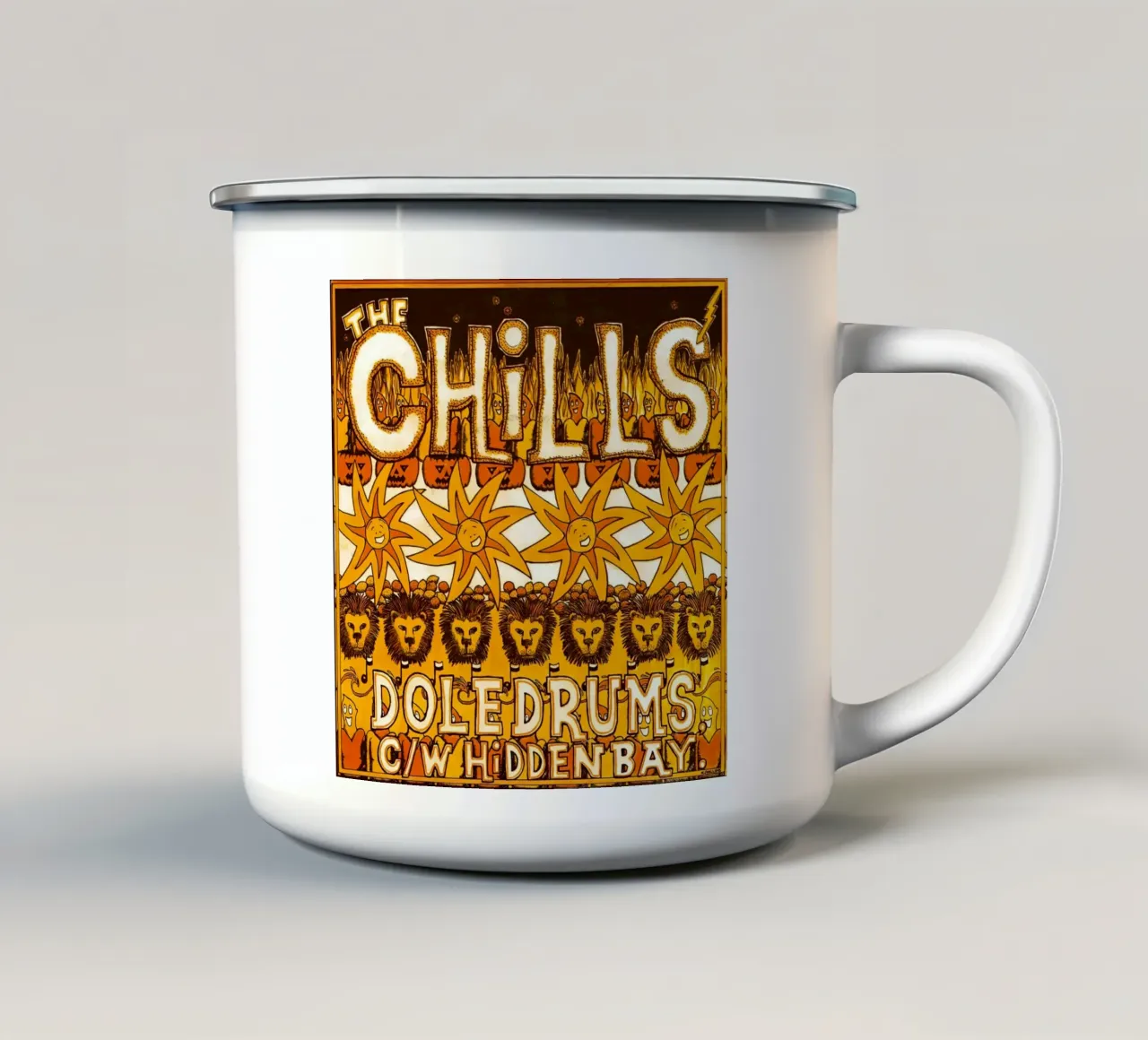 Thw Chills - Dole Drums tazza in smalto da eliouxence