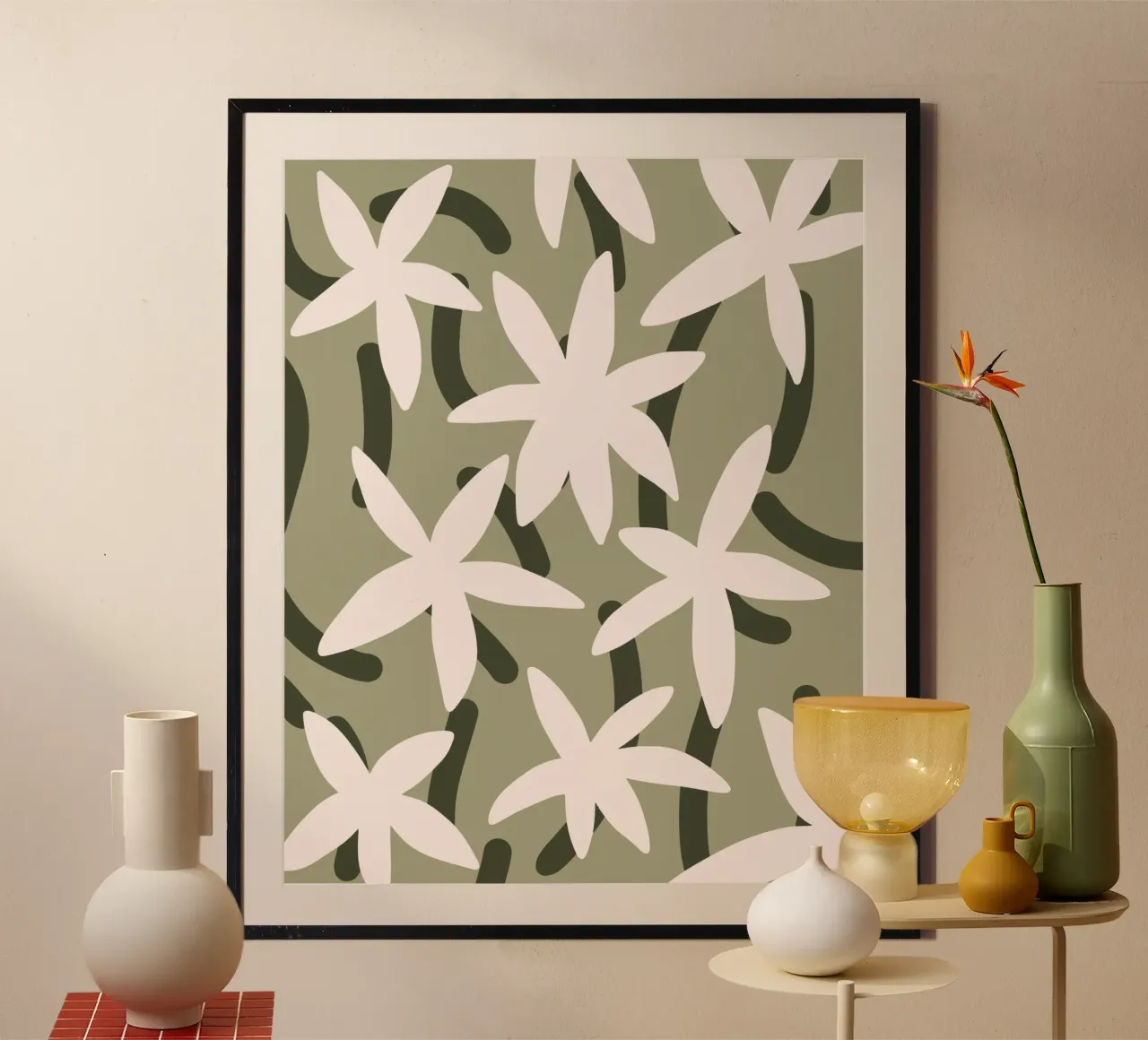 Beige star poster da Little Dean