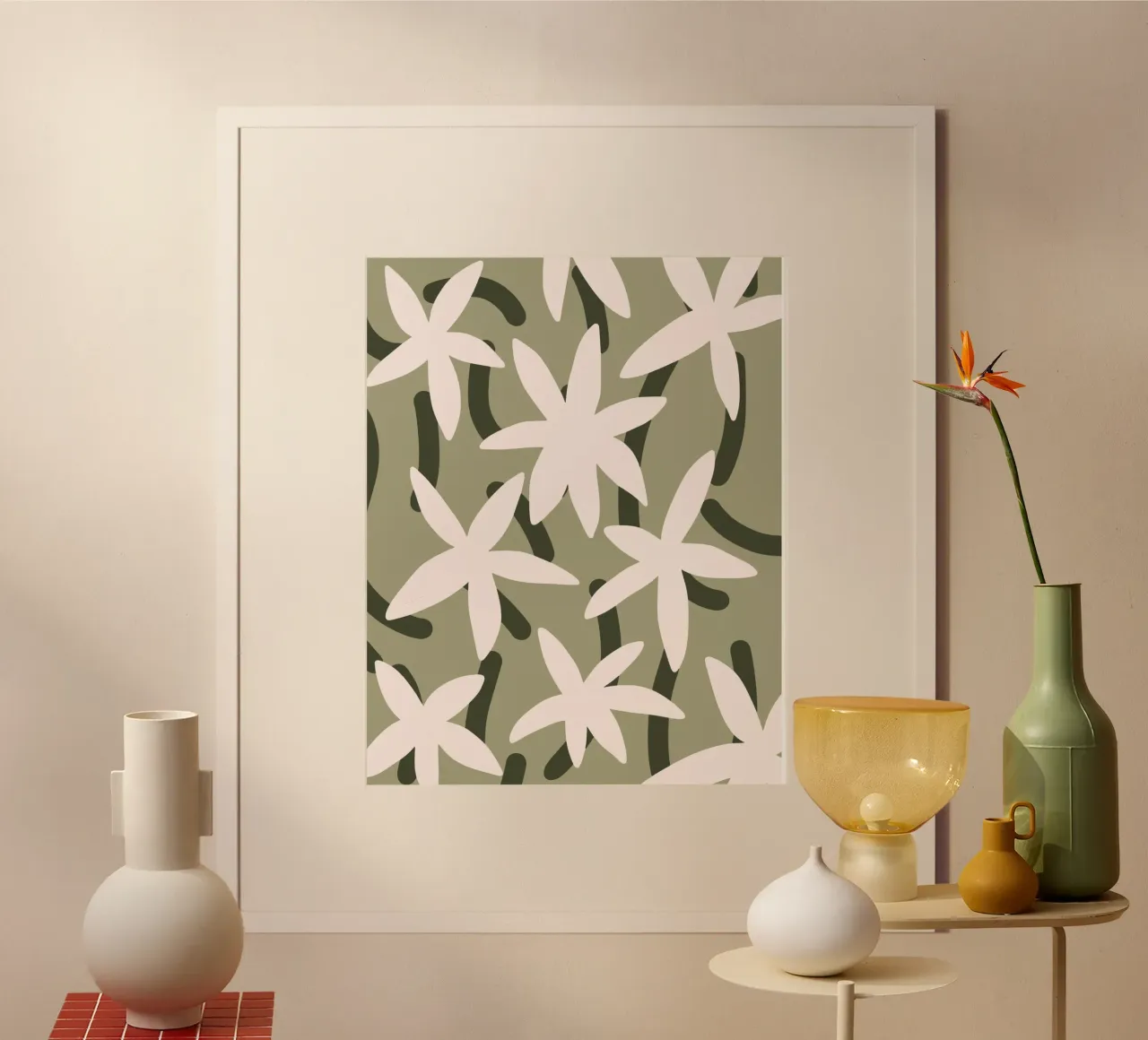 Beige star poster da Little Dean