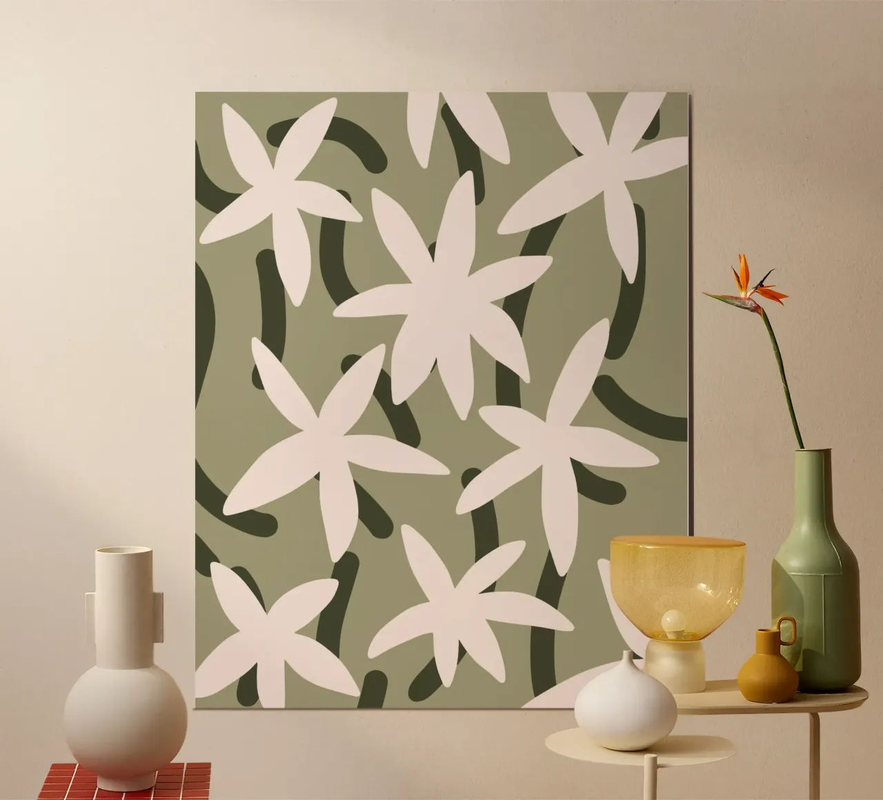 Beige star poster da Little Dean