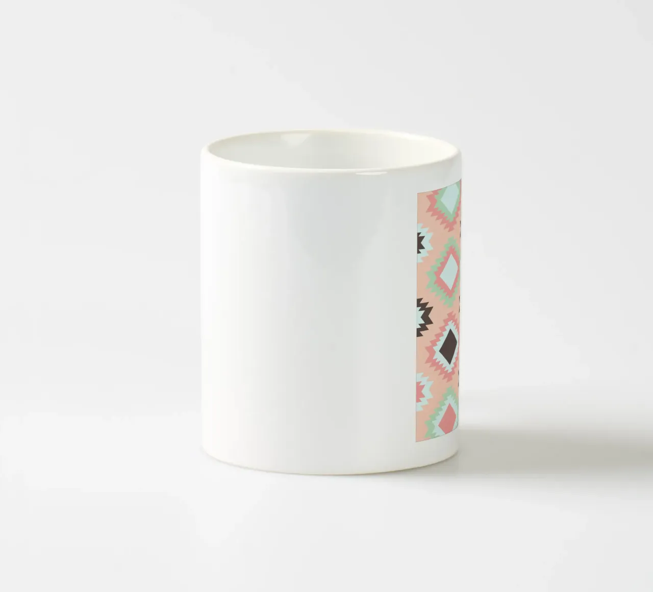 Boho rosé Keramik Tasse von BAINAI
