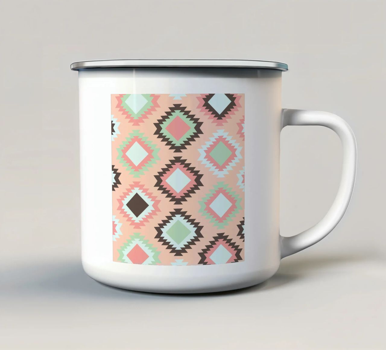 Boho rosé tazza in smalto da BAINAI