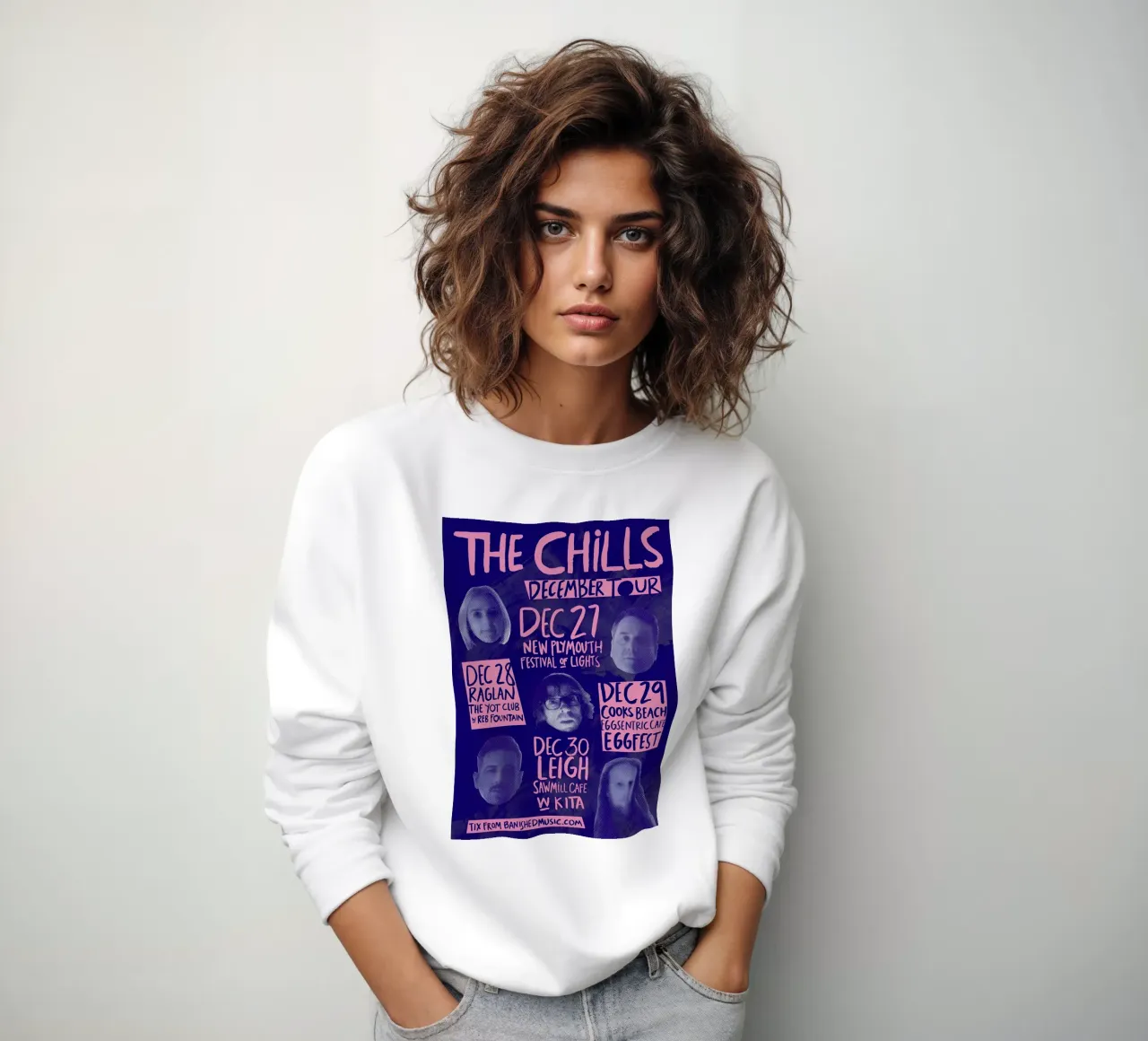 Silhouette Face - The Chills - Jangle Pop felpa da eliouxence