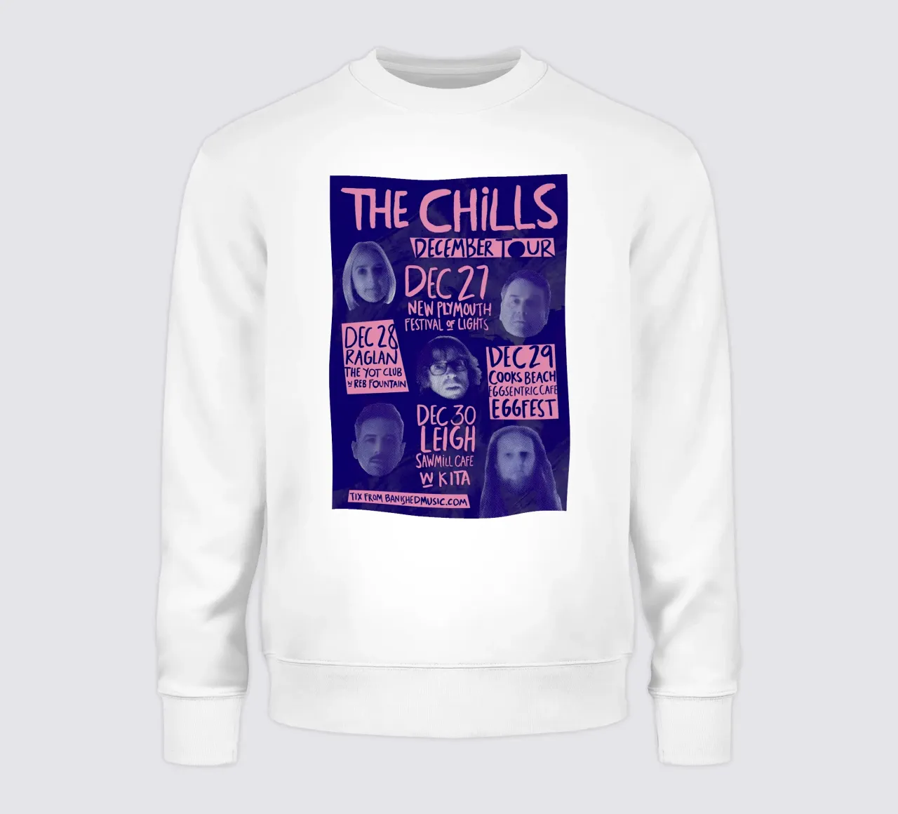 Silhouette Face - The Chills - Jangle Pop felpa da eliouxence
