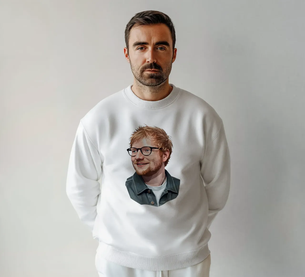 Ed sheeran Low poly felpa da Low Profile