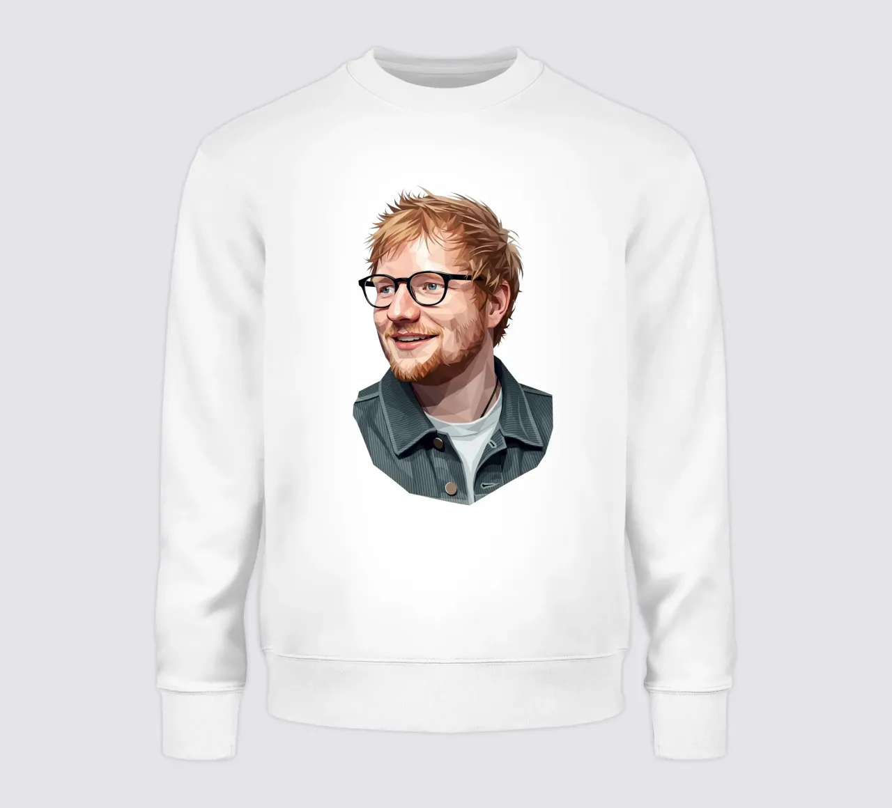 Ed sheeran Low poly felpa da Low Profile