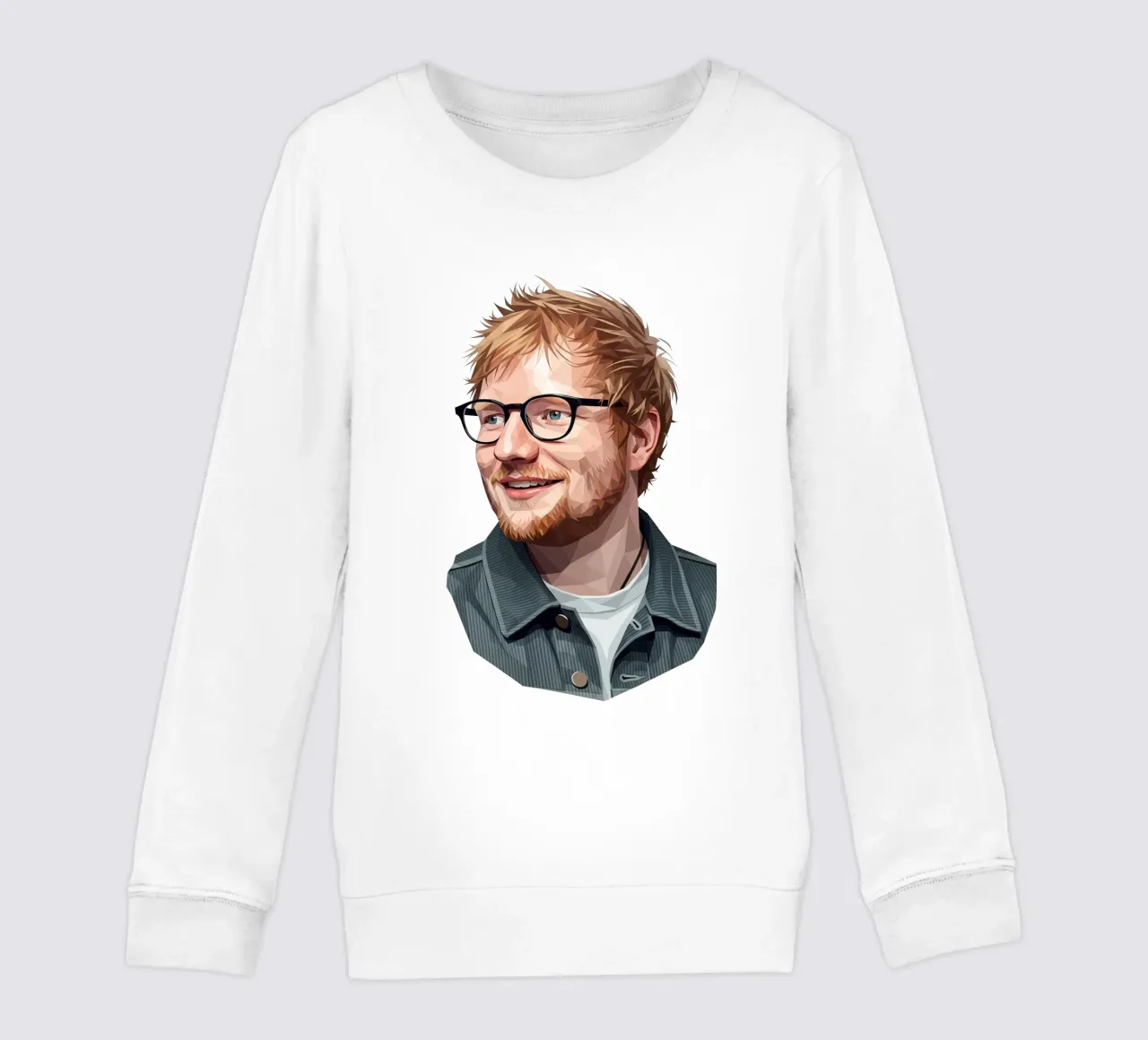 Ed sheeran Low poly felpa bambino da Low Profile