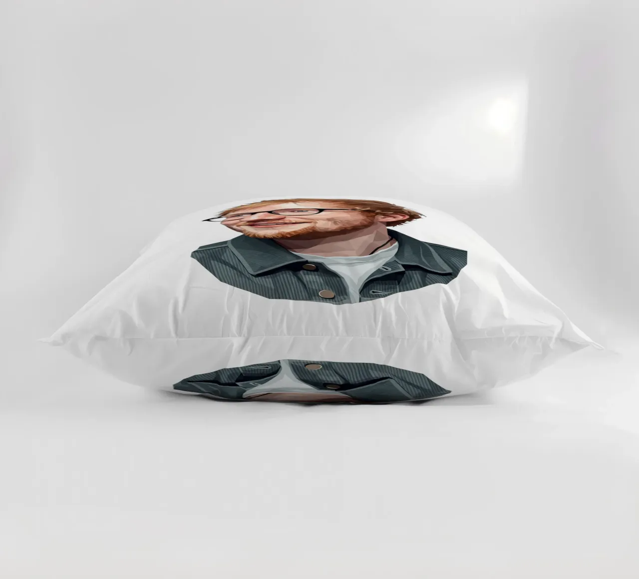 Ed sheeran Low poly cuscino da Low Profile