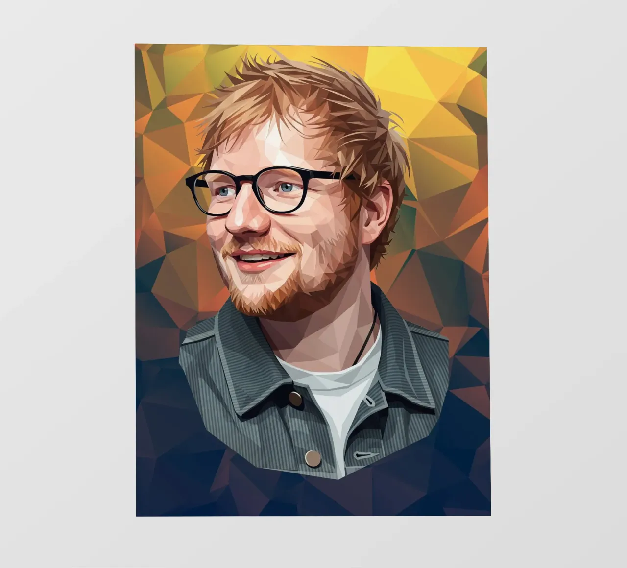 Ed sheeran Low poly telo in pvc da Low Profile