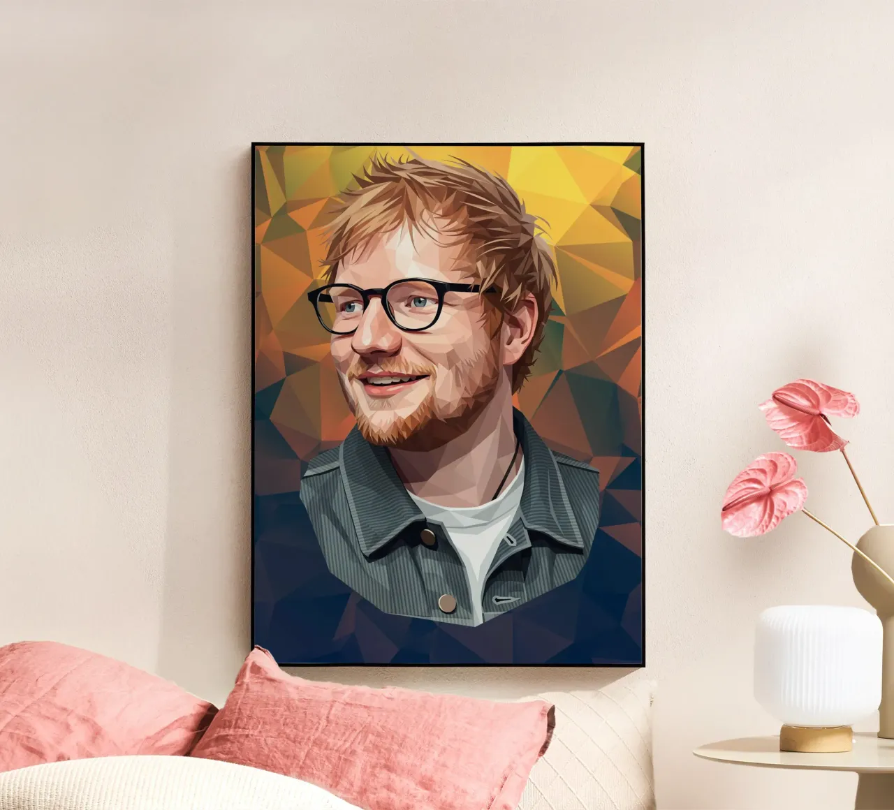 Ed sheeran Low poly plexiglass da Low Profile