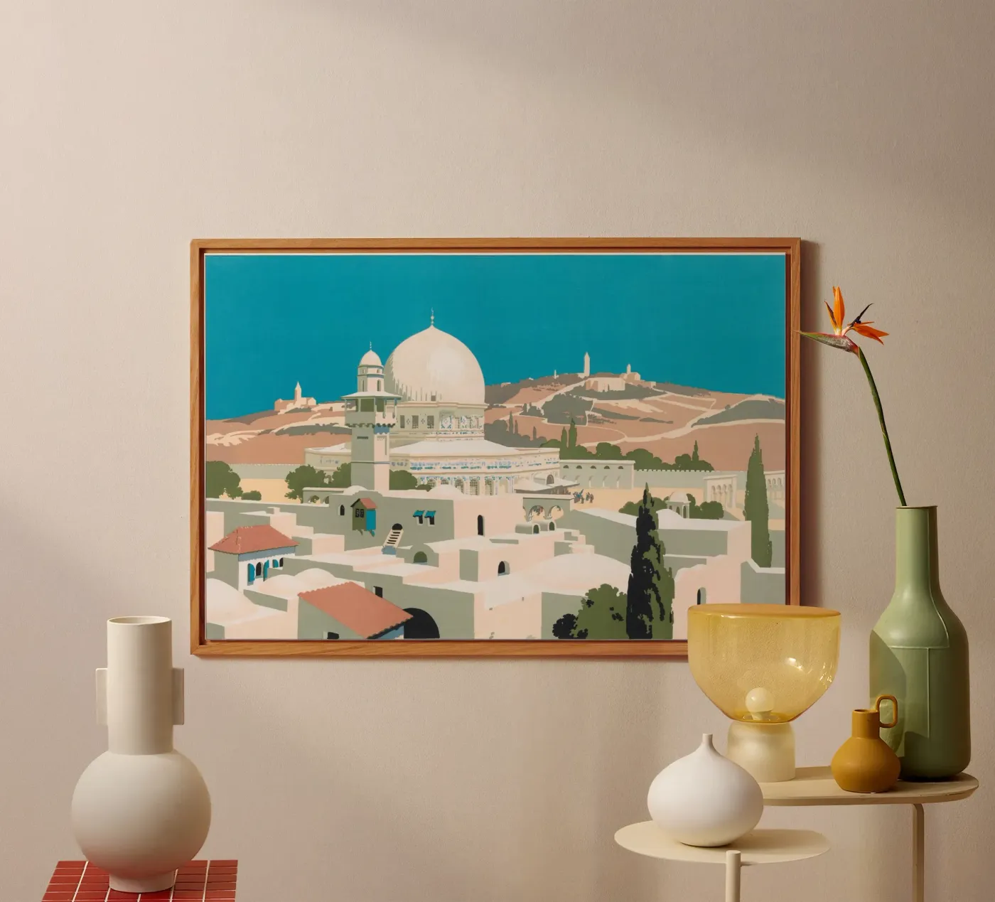 Jerusalem forex-plaat van vintageshop