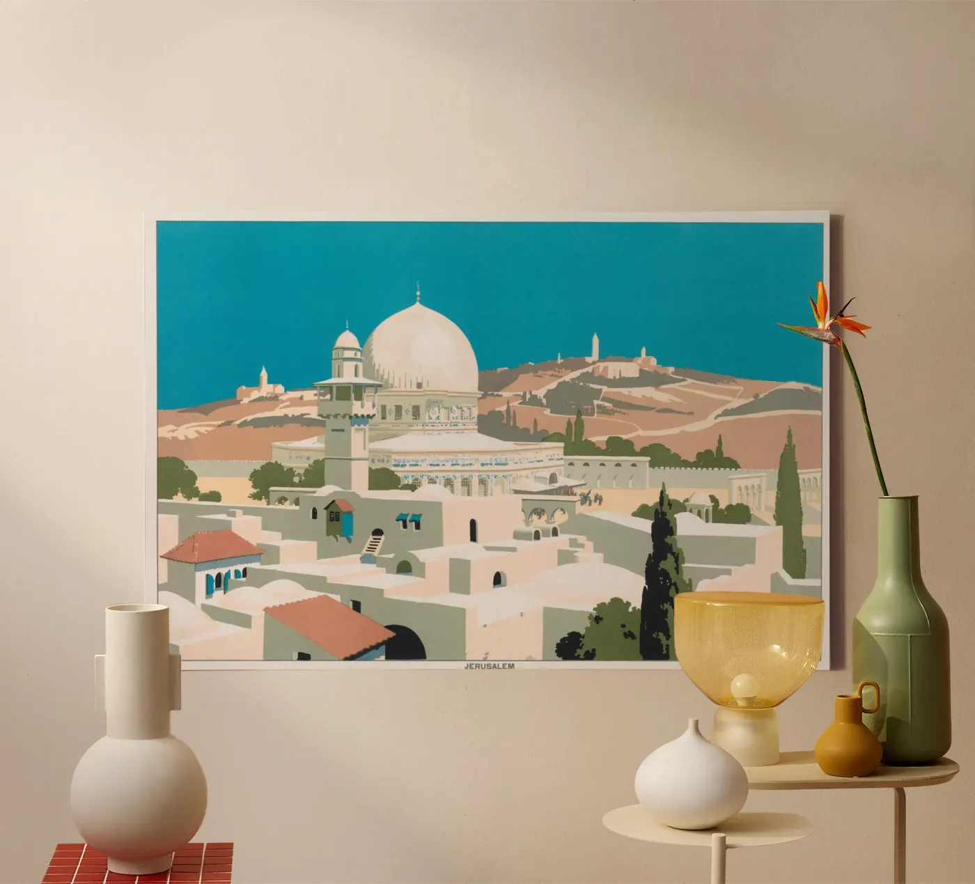 Jerusalem tela da vintageshop