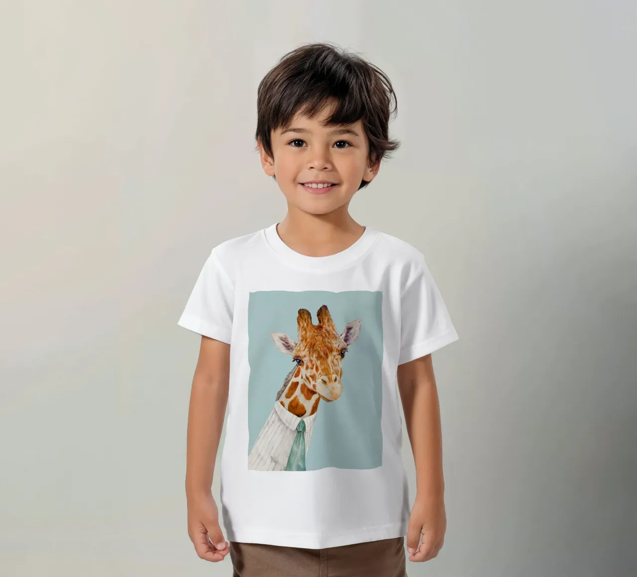 Herr Giraffe Kinder T-Shirt von Animal Crew