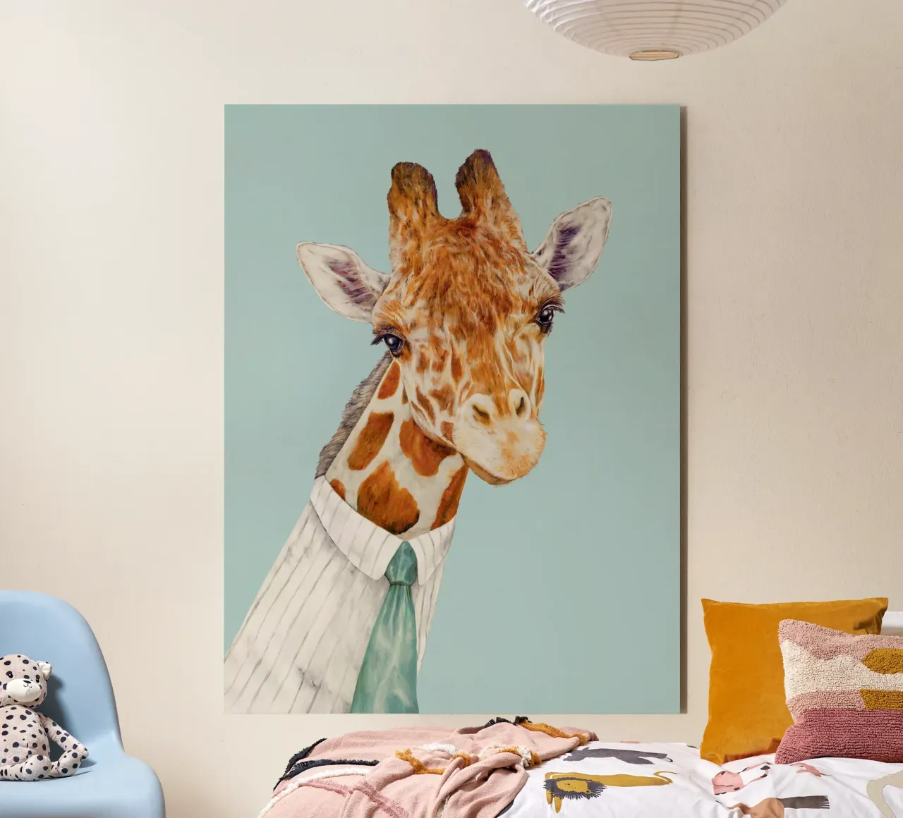 Mr Giraffe alu-dibond by Animal Crew