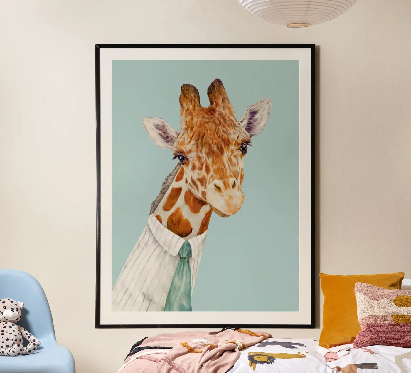 Herr Giraffe Poster von Animal Crew