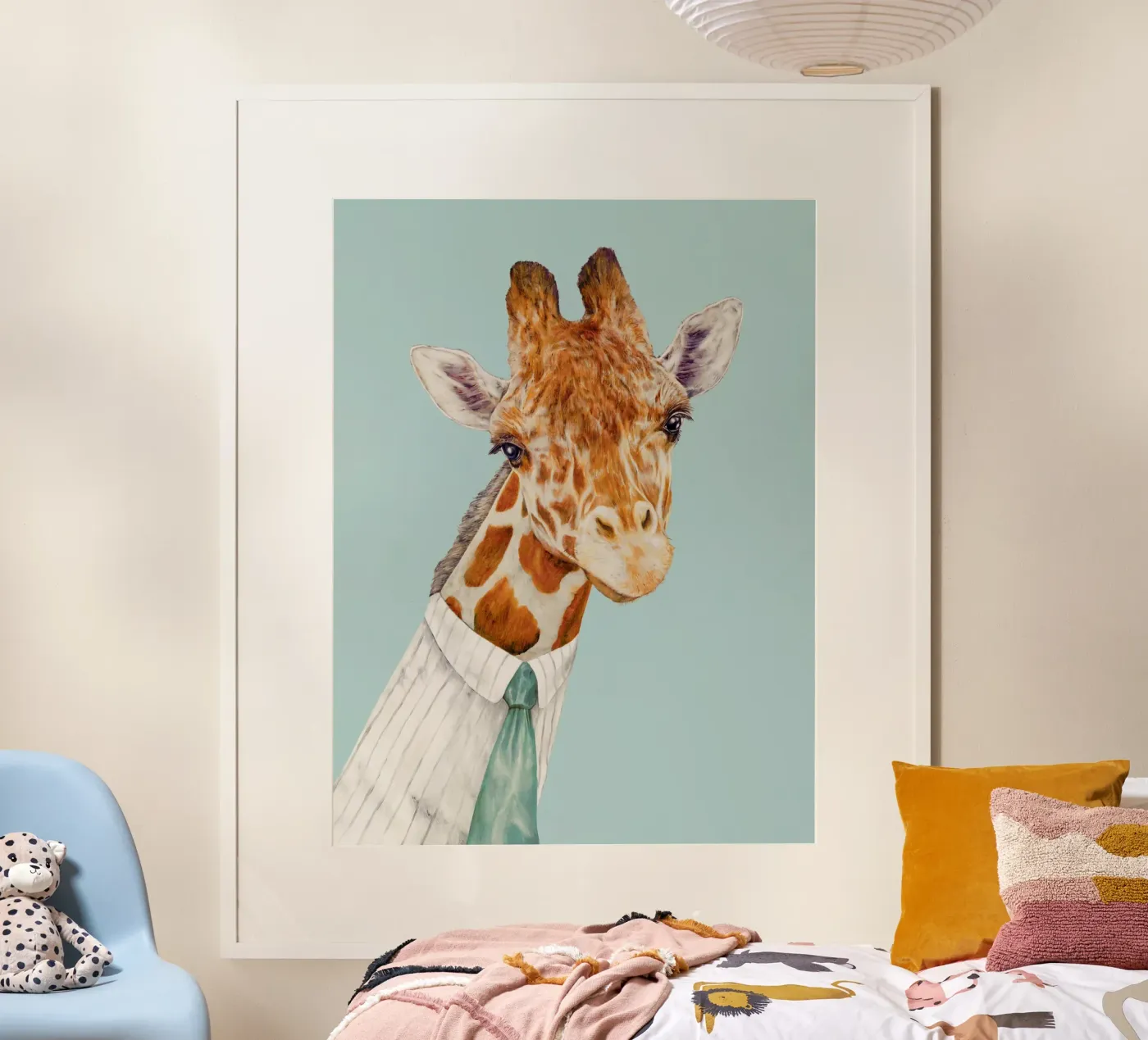 Herr Giraffe Poster von Animal Crew