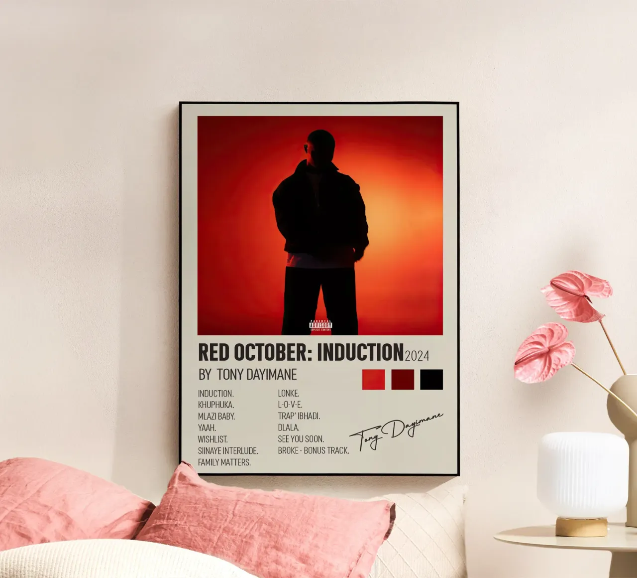 Tony Dayimane Red October plexiglass da Raptor Metafora