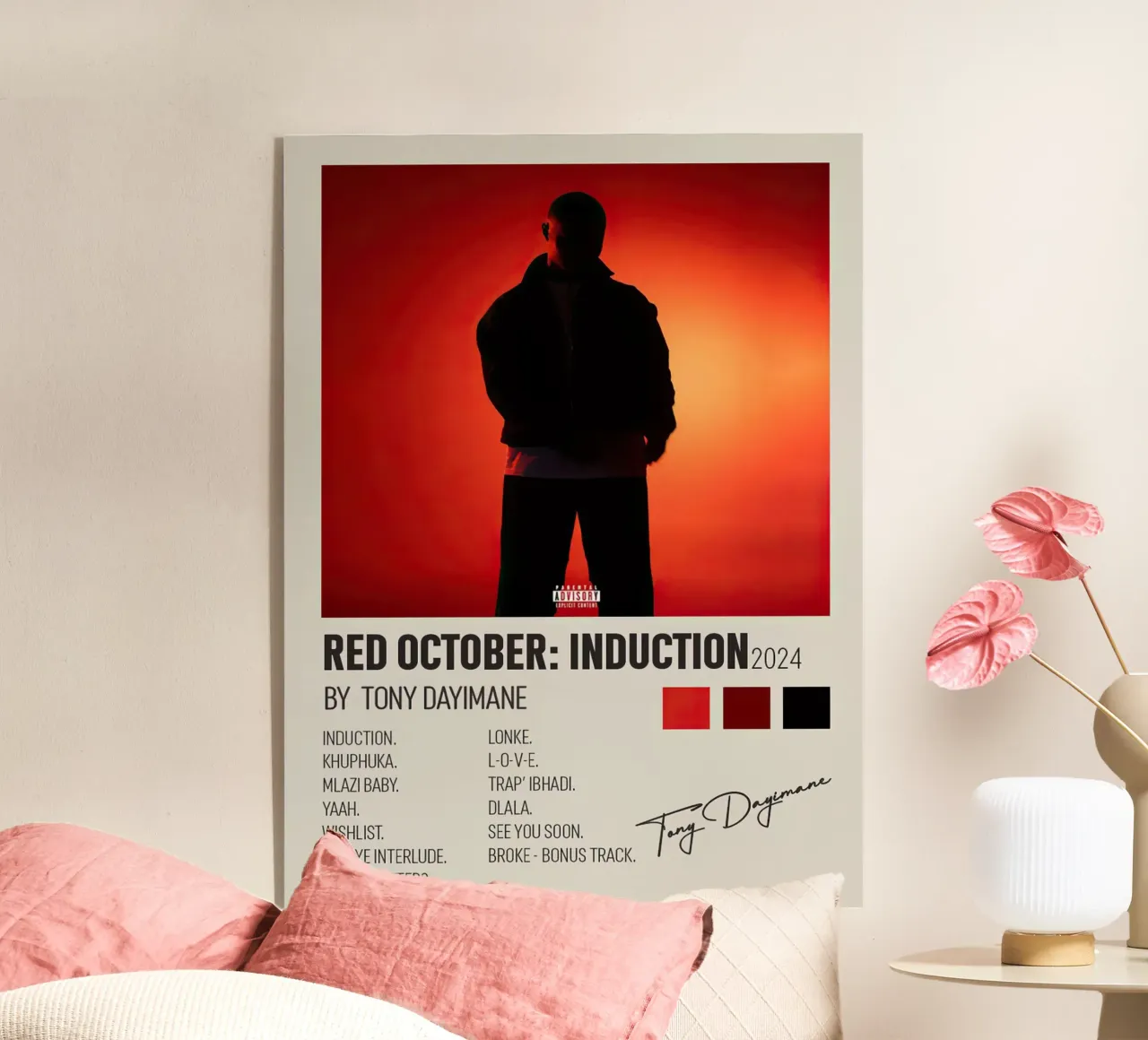 Tony Dayimane Red October plexiglass da Raptor Metafora