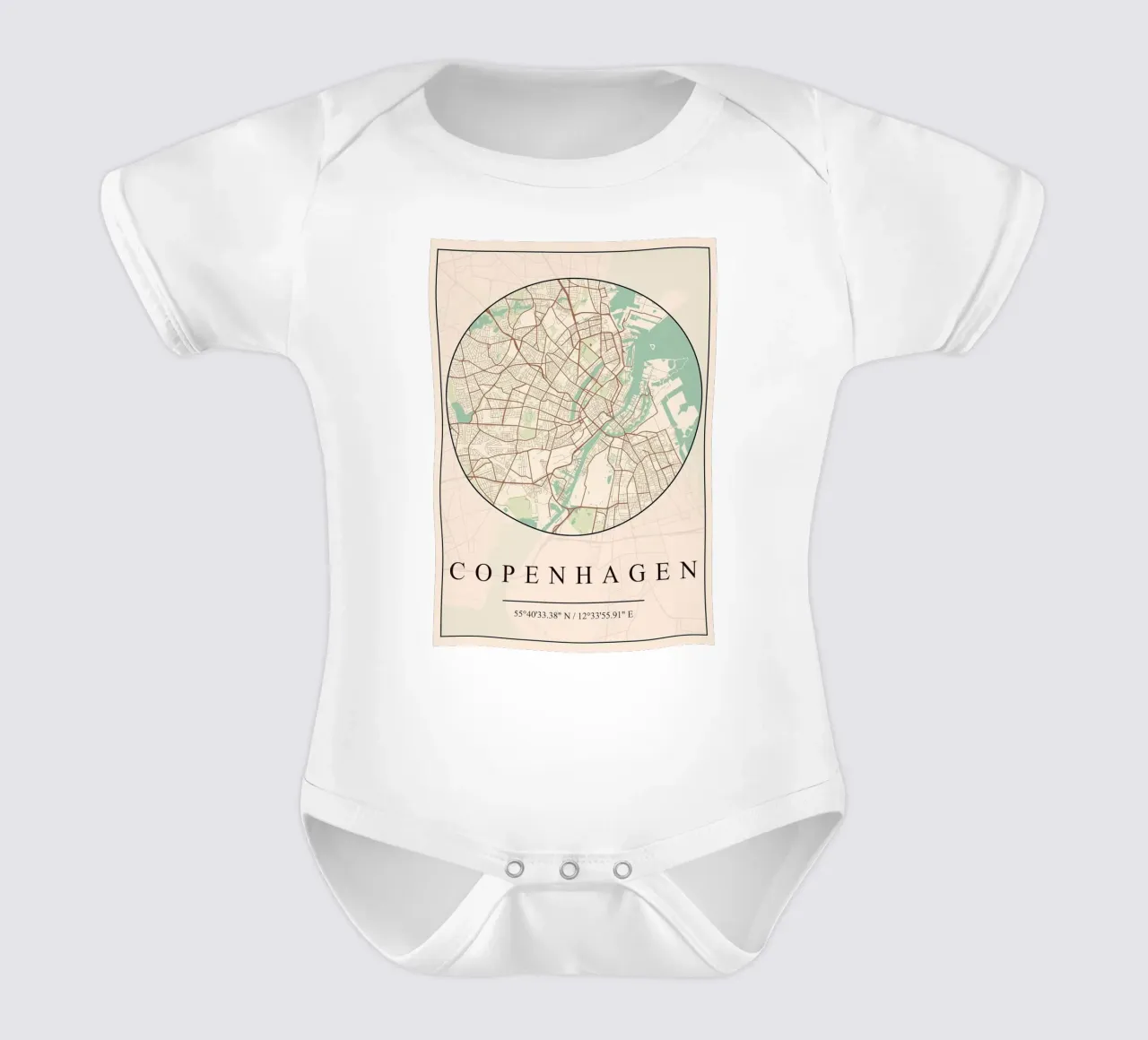 Copenaghen body neonato maniche corte da mesa