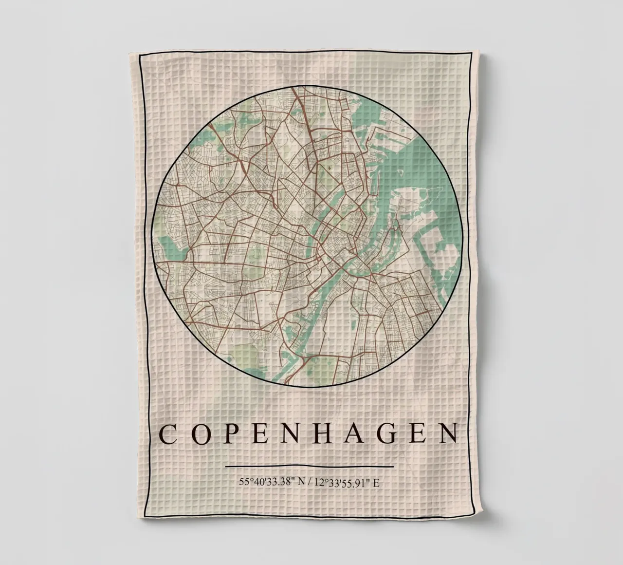 Copenaghen canovaccio da cucina da mesa
