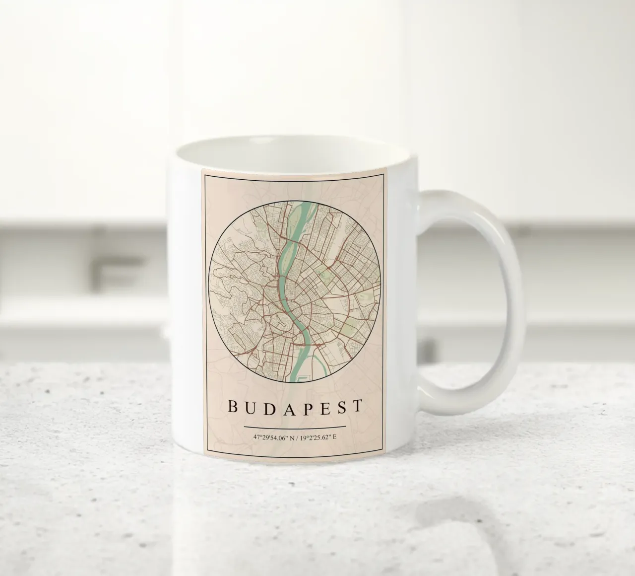 Budapest tazza in ceramica da mesa