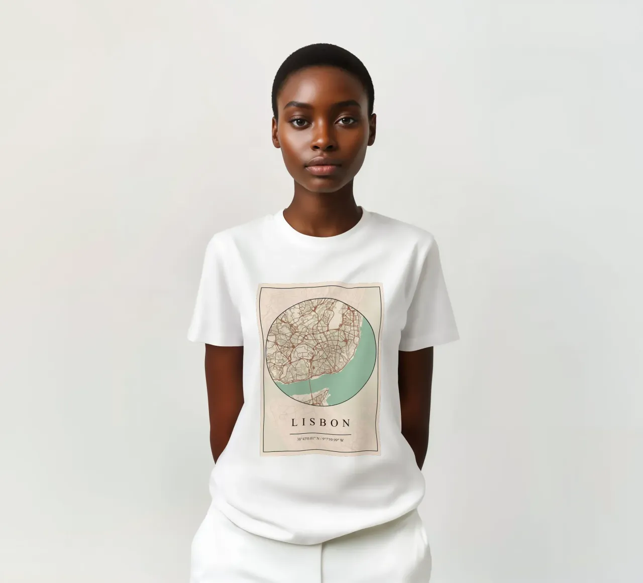 Lisbona t-shirt da mesa