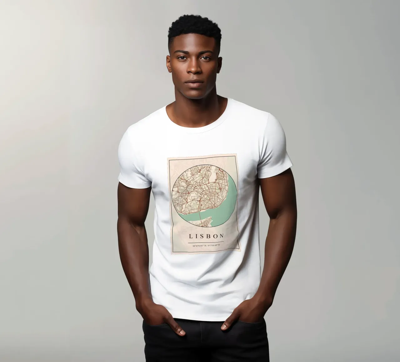 Lisbona t-shirt da mesa