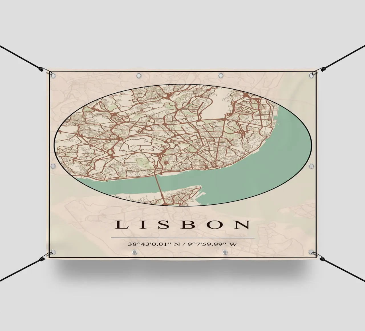 Lisbona telo in pvc da mesa