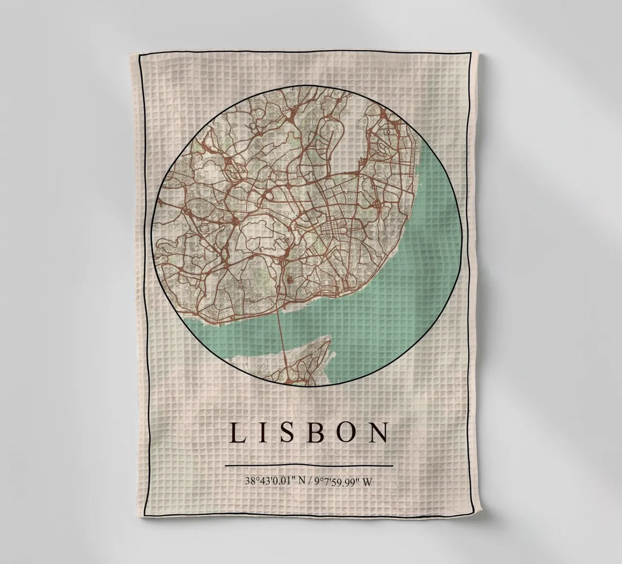 Lisbona canovaccio da cucina da mesa