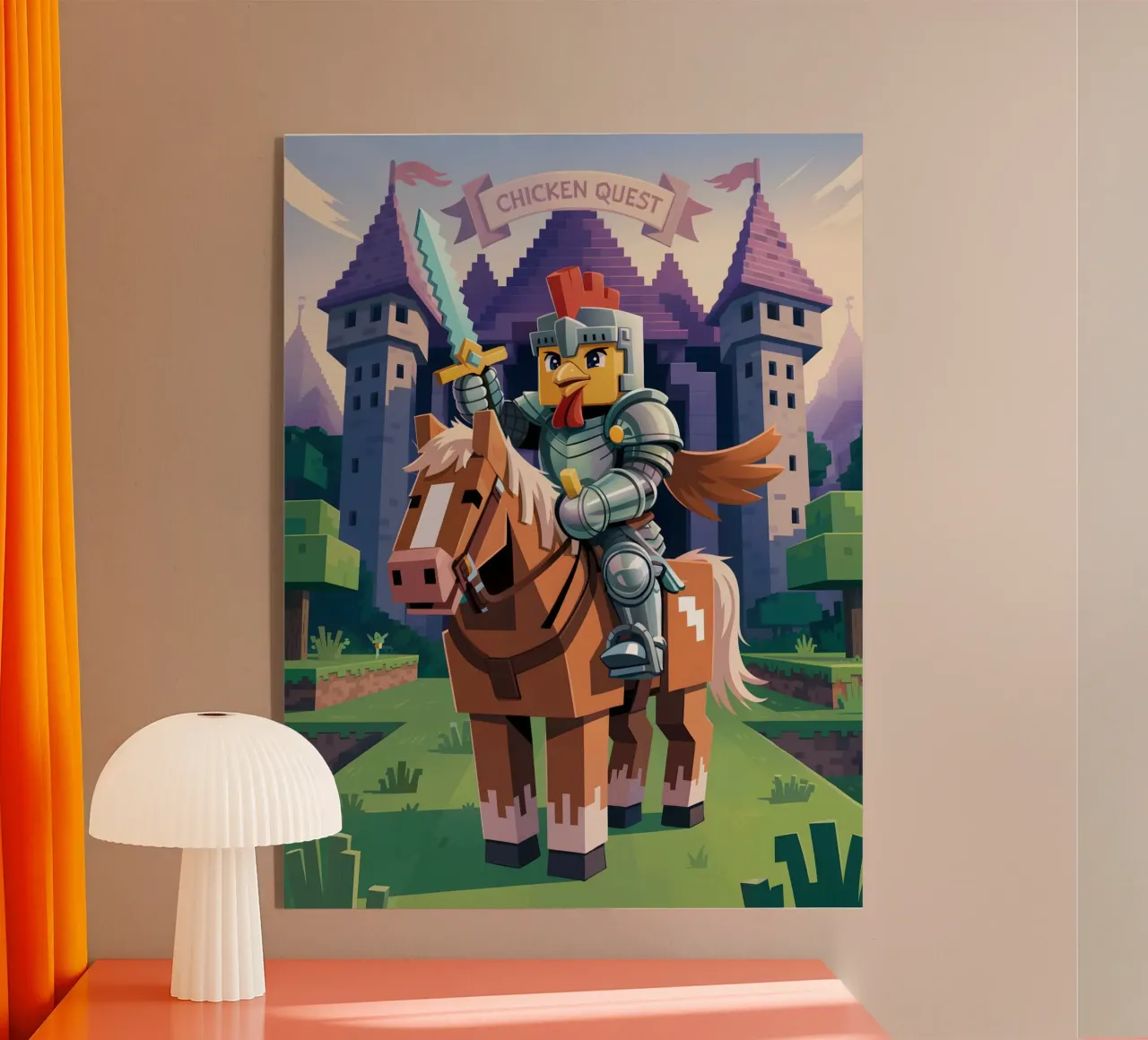 Minecraft plexiglass da Fleur de Lys