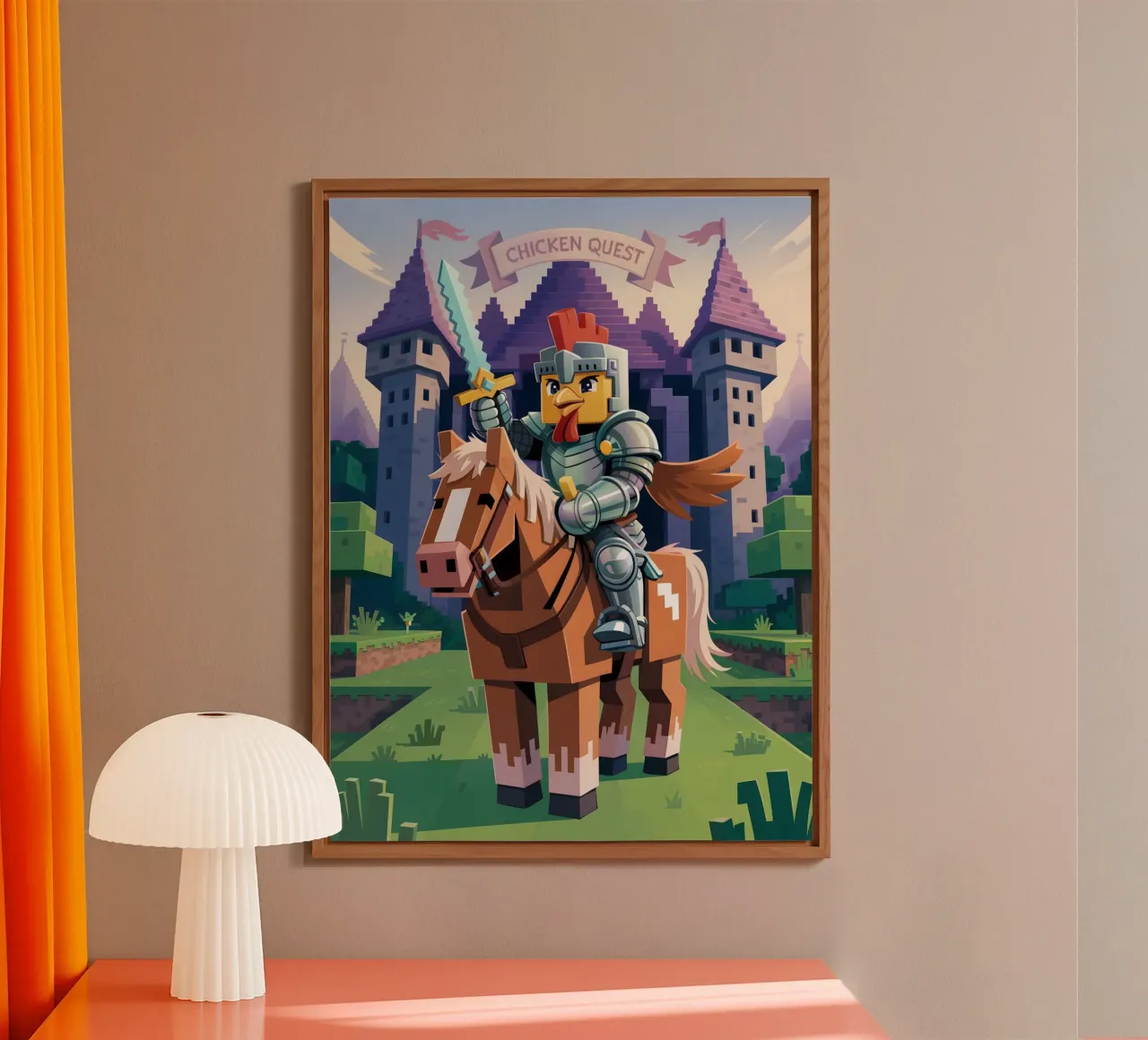 Minecraft alluminio dibond da Fleur de Lys