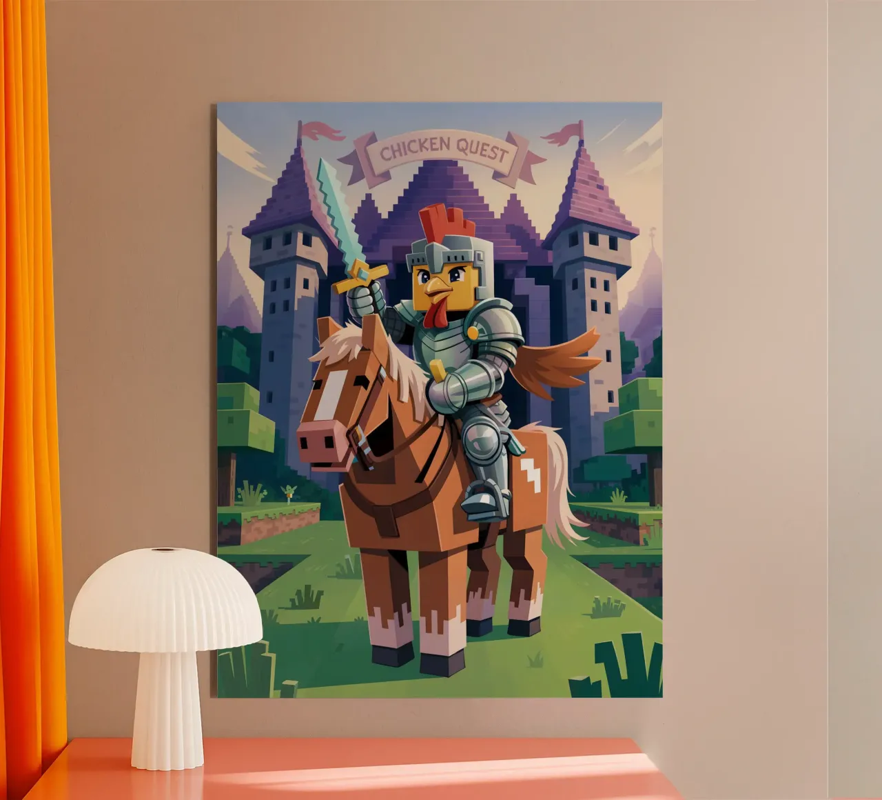 Minecraft alluminio dibond da Fleur de Lys