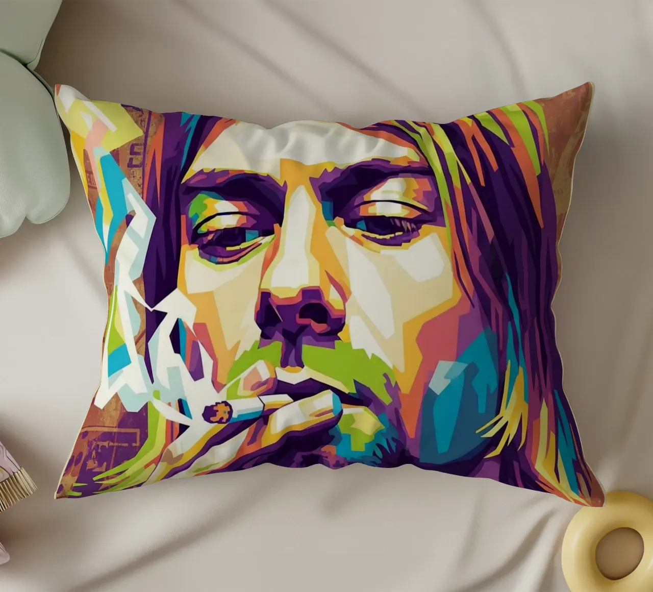 Kurt Cobain che fuma cuscino da Hantamrata